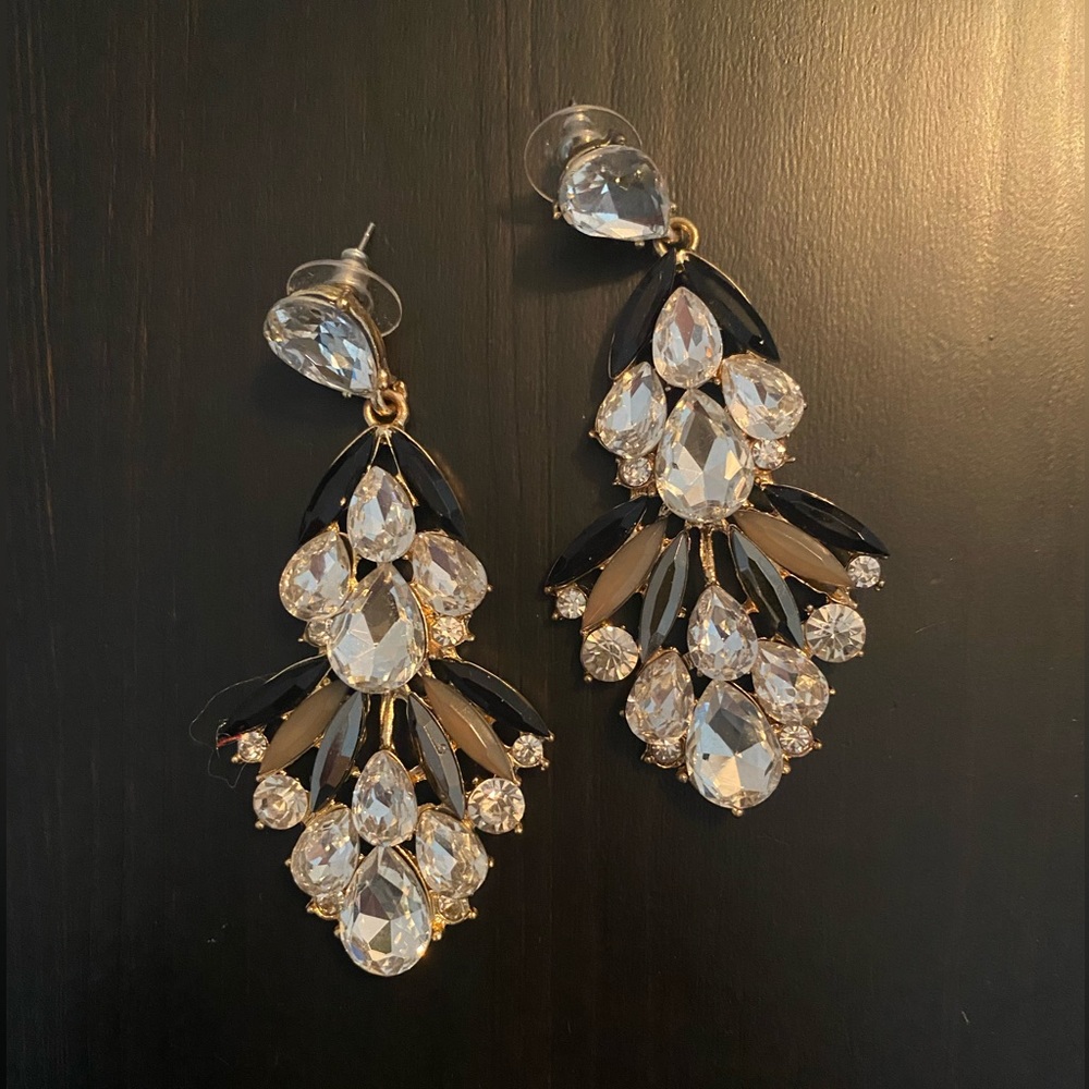 Pageant Earrings Gem